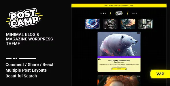 Postcamp v1.0.4 - Blog & Magazine WordPress Theme
