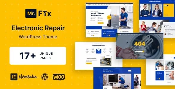 MrFix v1.3 - Appliances Repair Services WordPress Theme