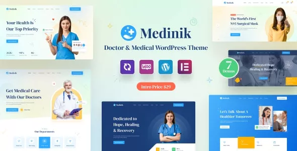 Medinik v1.3.1 - Doctor & Medical WordPress Theme