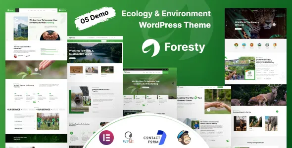 Foresty v1.0.2 - Charity and Ecology WordPress Theme