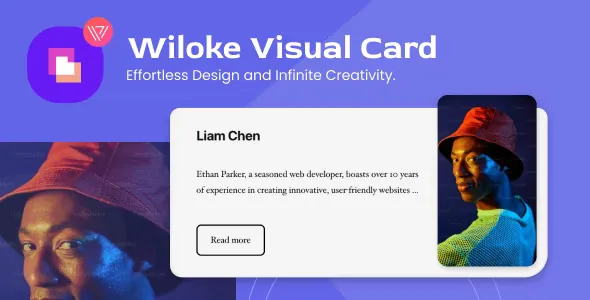 Wiloke Visual Card Elementor