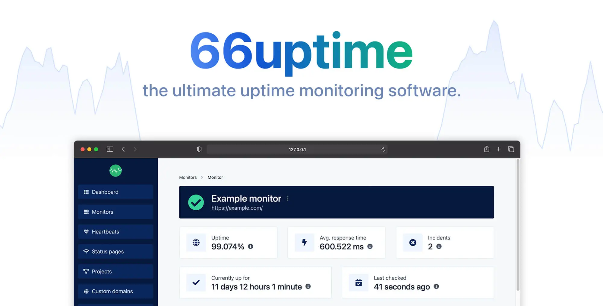 66Uptime v32.0.0 - Uptime & Cronjob Monitoring Tool