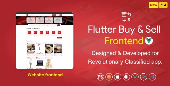 BuySell Frontend with Vue.js and PHP Backend (Olx, Mercari, Carousell, Classified ) Full App v1.4