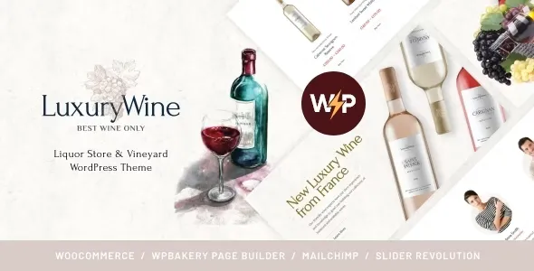 Luxury Wine v1.1.10 - Liquor Store & Vineyard WordPress Theme + Shop