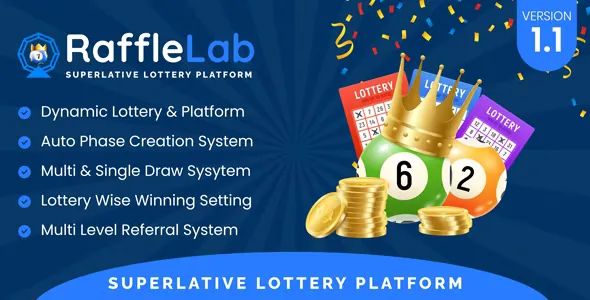 RaffleLab v1.1 - Superlative Lottery Platform