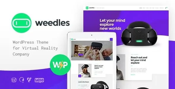 Weedles v1.1.10 - Virtual Reality Landing Page & Store WordPress Theme