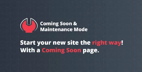 Coming Soon & Maintenance Mode Pro v6.53