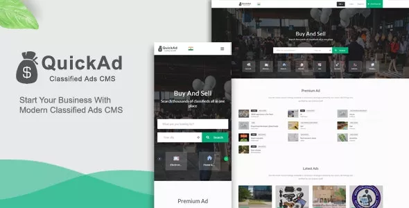 Modern Quickad Classified Template v1.9
