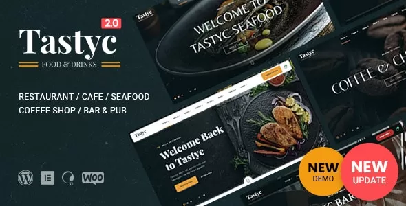 Tastyc v2.0.5 - Restaurant WordPress Theme
