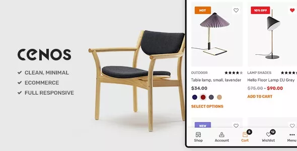 Cenos v1.1.5 - Modern Furniture WooCommerce Theme