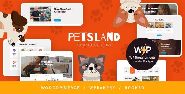 Pets Land v1.2.7 - Domestic Animals Shop & Veterinary WordPress Theme