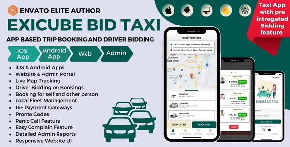 Exicube Bid Taxi App v4.2.0