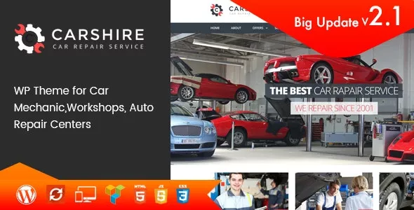 Car Shire v3.3 - Auto Mechanic & Repair WordPress Theme