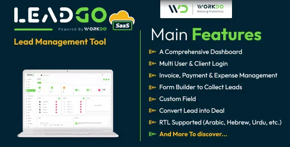 LeadGo SaaS v5.2 - Lead Management Tool