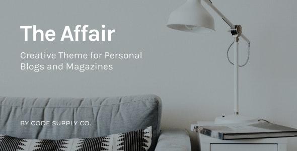The Affair v3.5.4 - Creative Theme for Personal Blogs and Magazines