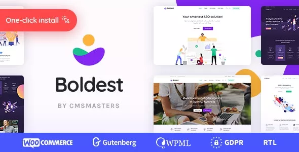 Boldest v1.0.9 - Consulting and Marketing Agency WordPress Theme