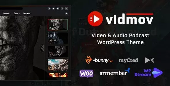 VidMov v1.9.4 - Video WordPress Theme