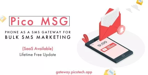 PicoMSG v1.4.2 - Phone As an SMS Gateway For Bulk SMS Marketing