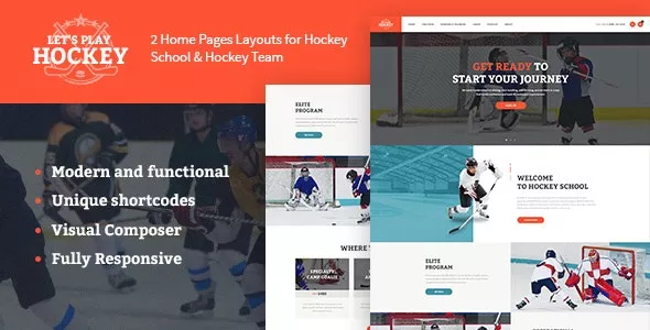 Let's Play v1.1.11 - Hockey School & Winter Sports WordPress Theme