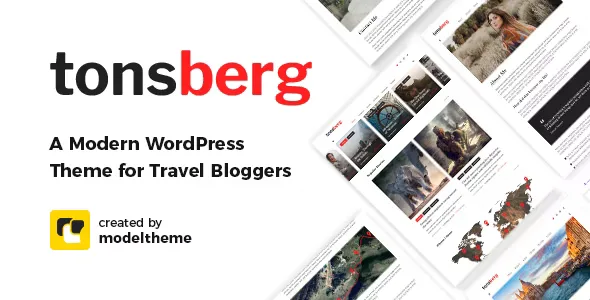 Tonsberg v1.4 - A Modern WordPress Theme for Travel Bloggers