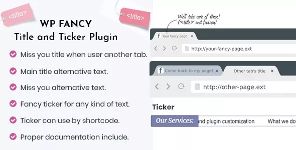 WP Fancy Title and Ticker WordPress Plugin v1.5