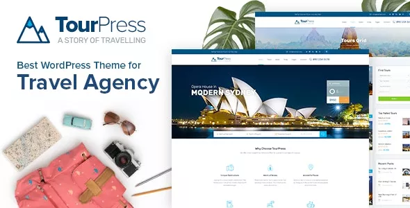 TourPress v1.2.2 - Travel Booking WordPress Theme