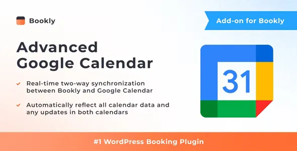 Bookly Advanced Google Calendar (Add-on) v2.6