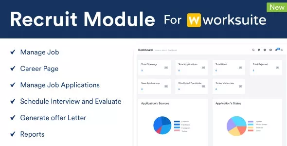 Recruit Module for Worksuite CRM v1.0.2