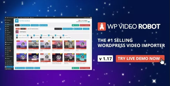 WordPress Video Robot v1.20.0 - The Ultimate Video Importer
