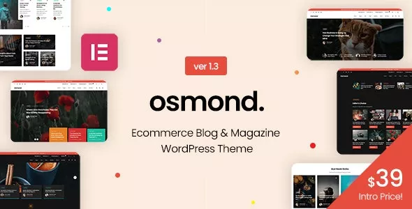 Osmond v1.3 - Ecommerce Magazine WordPress Theme