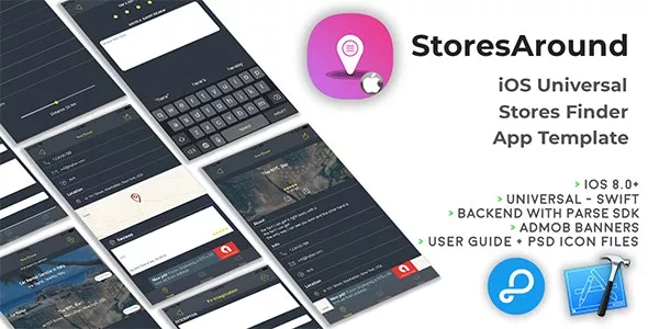 StoresAround - iOS Universal Store Finder App Template (Swift)