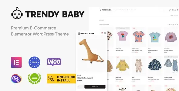 Trendy Baby v1.0.2 - Children and Kids Store WordPress Theme