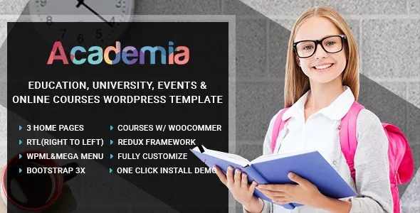 Academia v3.8 - Education Center WordPress Theme