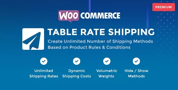 WooCommerce Table Rate Shipping v1.2.1