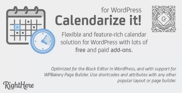 Calendarize it! for WordPress v4.9.998.101115