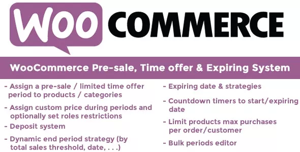 WooCommerce Pre-sale, Time Offer & Expiring System v11.5