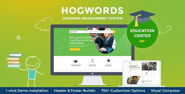 Hogwords v1.2.4 - School, University & Education Center WordPress Theme