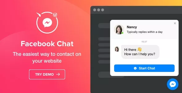 Facebook Chat v1.2.1 - Facebook Messenger for WordPress