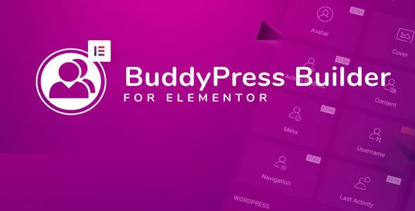 BuddyBuilder Pro v1.6.2 - Community Builder for BuddyPress and Elementor