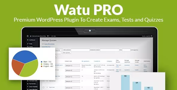 WatuPRO v6.6.1.5 - Run Exams, Tests and Quizzes in WordPress