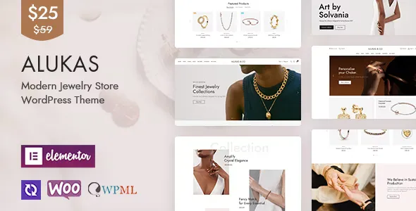 Alukas v1.2.2 - Modern Jewelry Store WordPress Theme