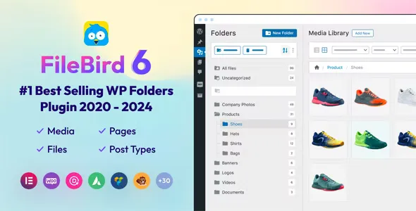 FileBird v5.5.8 - WordPress Media Library Folders
