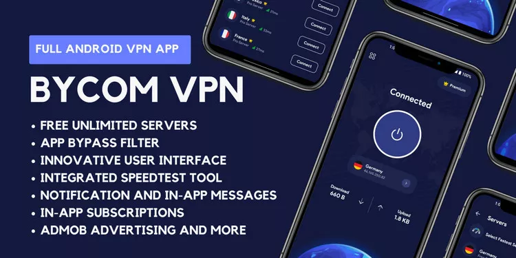 Bycom VPN v1.3 - Secure and Private Android VPN