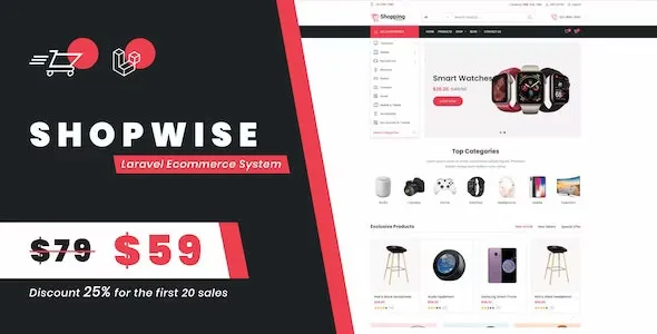 Shopwise v1.37.0 - Laravel Ecommerce Multilingual System