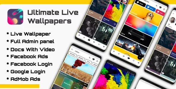 Ultimate Live Wallpapers Application (GIF,Video,Image) v2.1