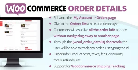 WooCommerce Order Details v3.0