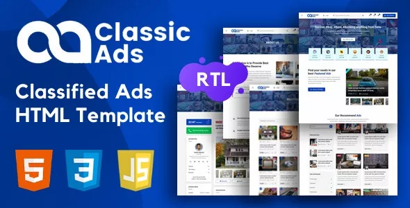 Classicads v1.3 - Classified Ads HTML Template