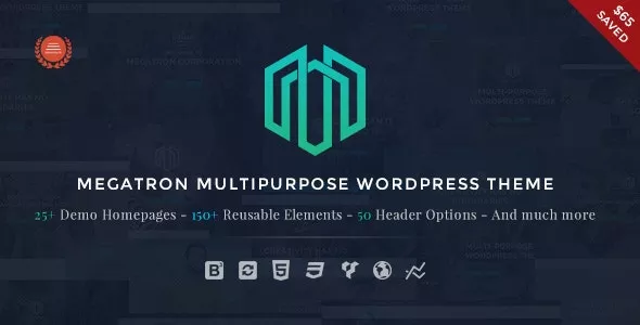 Megatron v4.1 - Responsive MultiPurpose WordPress Theme