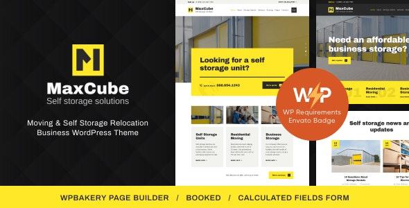 MaxCube v1.1.8 - Moving & Self Storage Relocation Business WordPress Theme