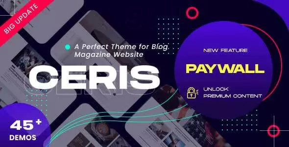 Ceris v4.6.2 - Magazine News and Newspaper WordPress Theme